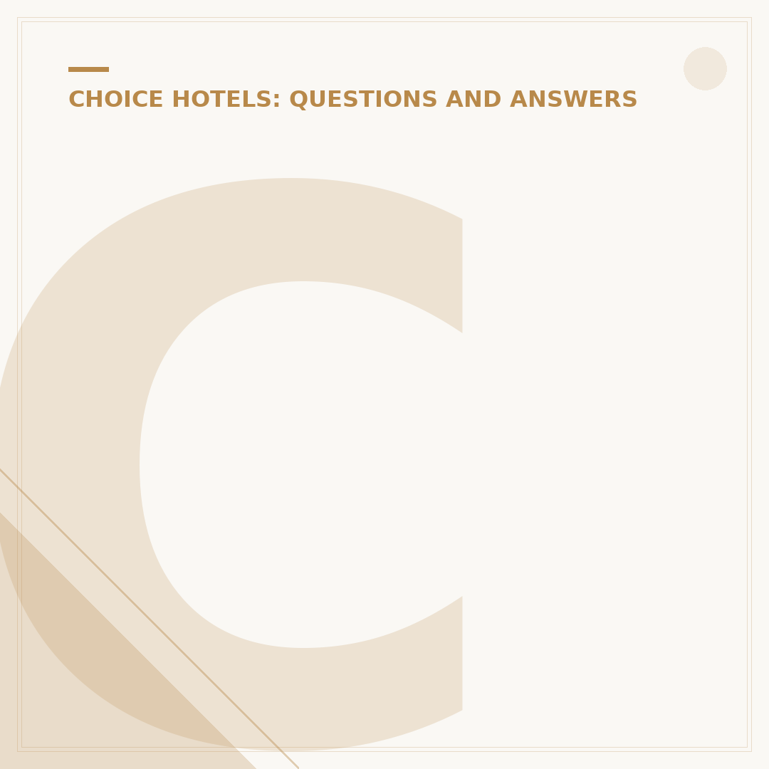 Choice Hotels Cancellation Policy: What You Need to Know