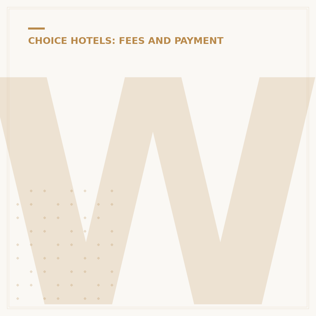 When Does Comfort Inn Charge Your Card?