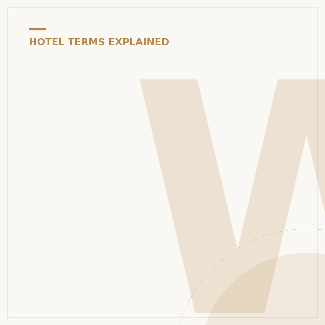 What Does the European Plan Mean at Hotels?