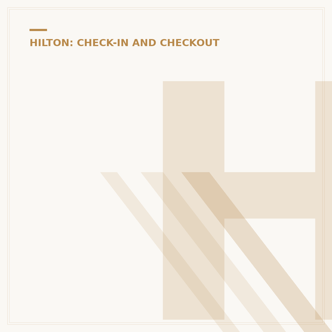 Hampton Inn & Suites: What Time is Check Out?
