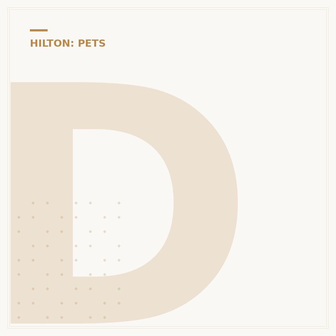 Does Hampton Inn & Suites Allow Pets?