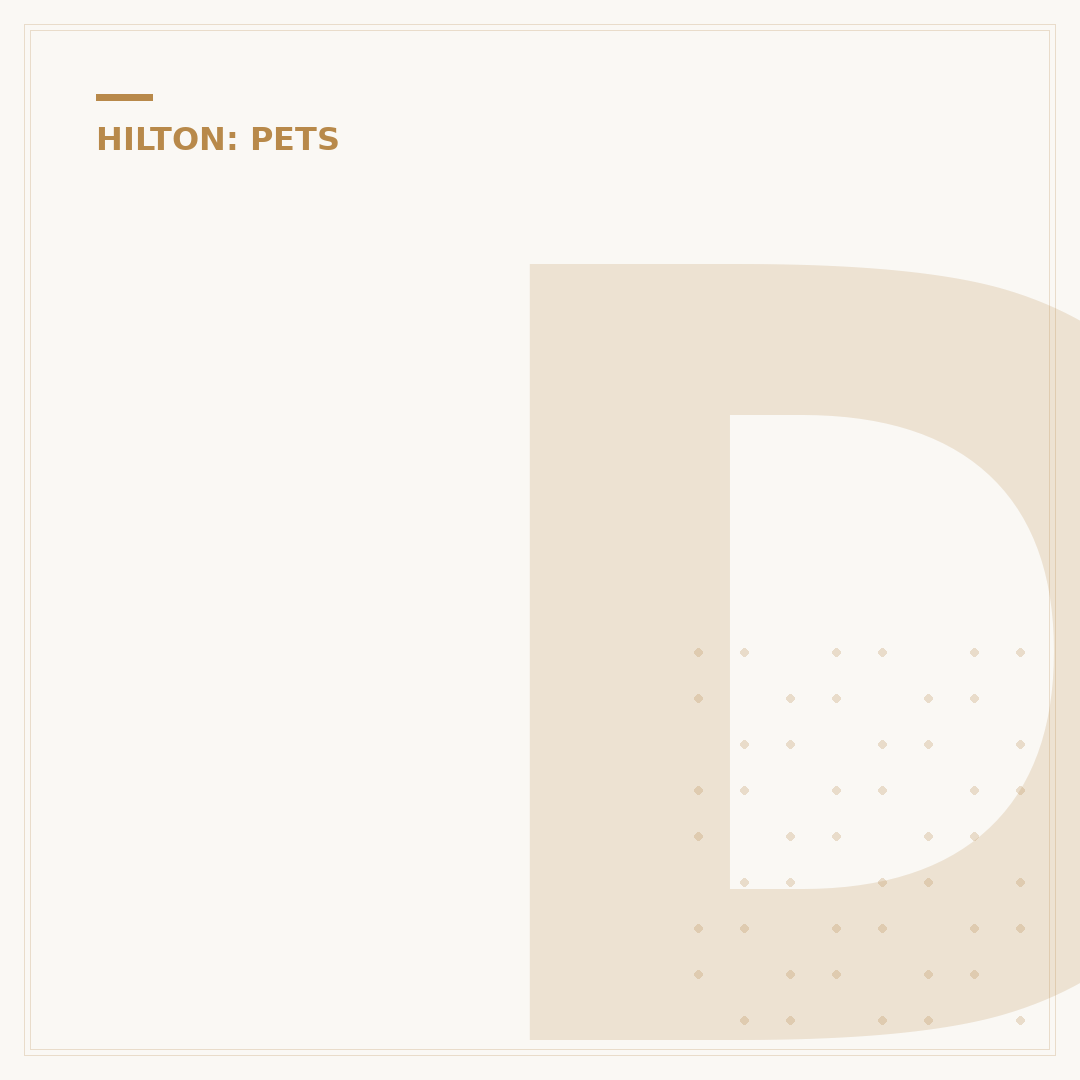 Does Hampton Inn Take Pets?