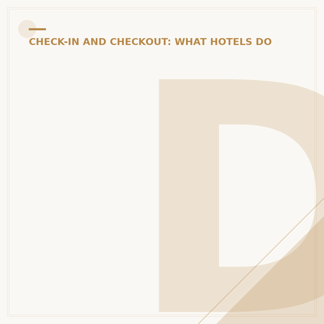 Does Hotel Check-In Time Really Matter?