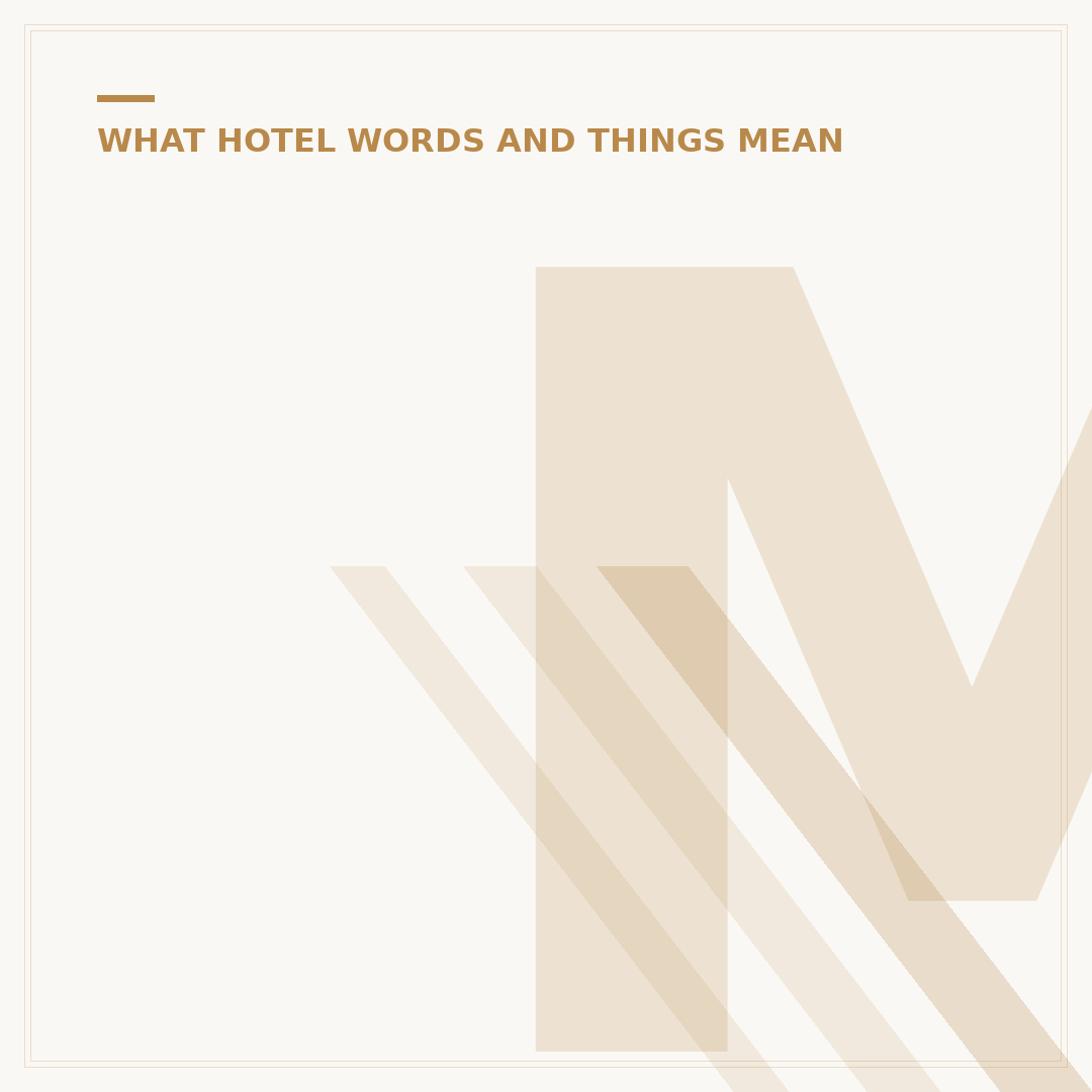 Major Hotel Departments and Their Roles