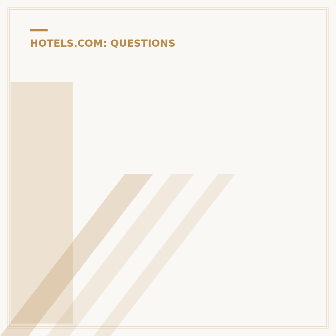 Is Hotels.com a Good Website for Booking Stays?