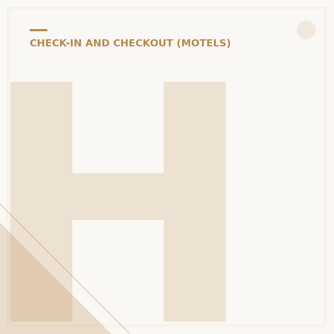 How to Check Out of a Motel: Your Departure Routine