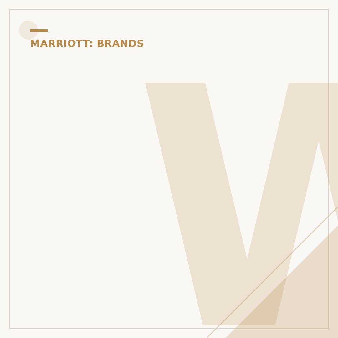 What Hotel Chains Are Marriott Affiliated With?