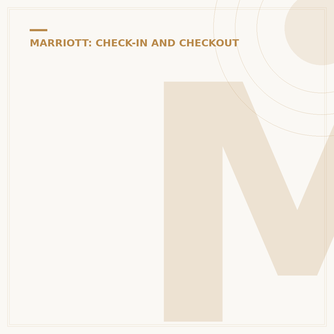 Marriott Hotel Checkout Time: What You Need to Know