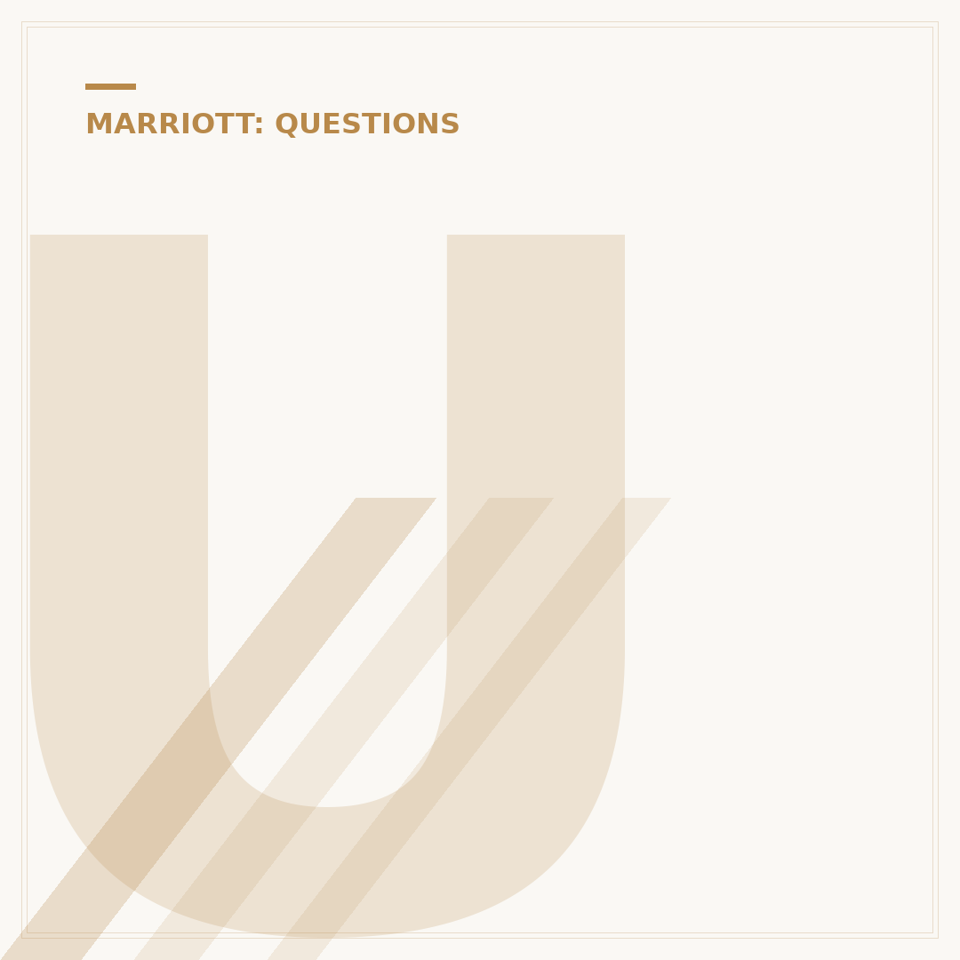 Understanding Marriott's Hotel Brand Levels