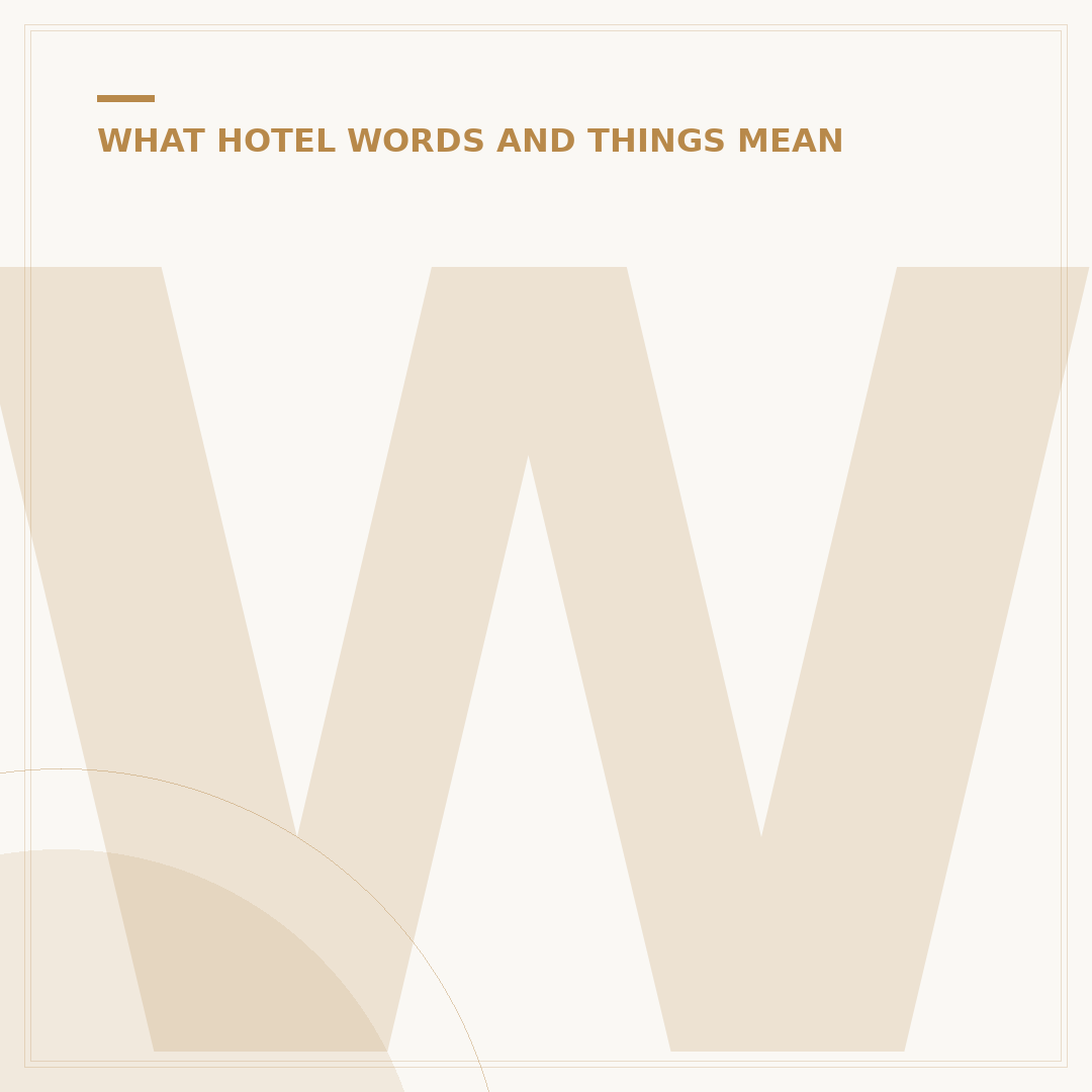 What Is the Mirror Rule in Hotels?