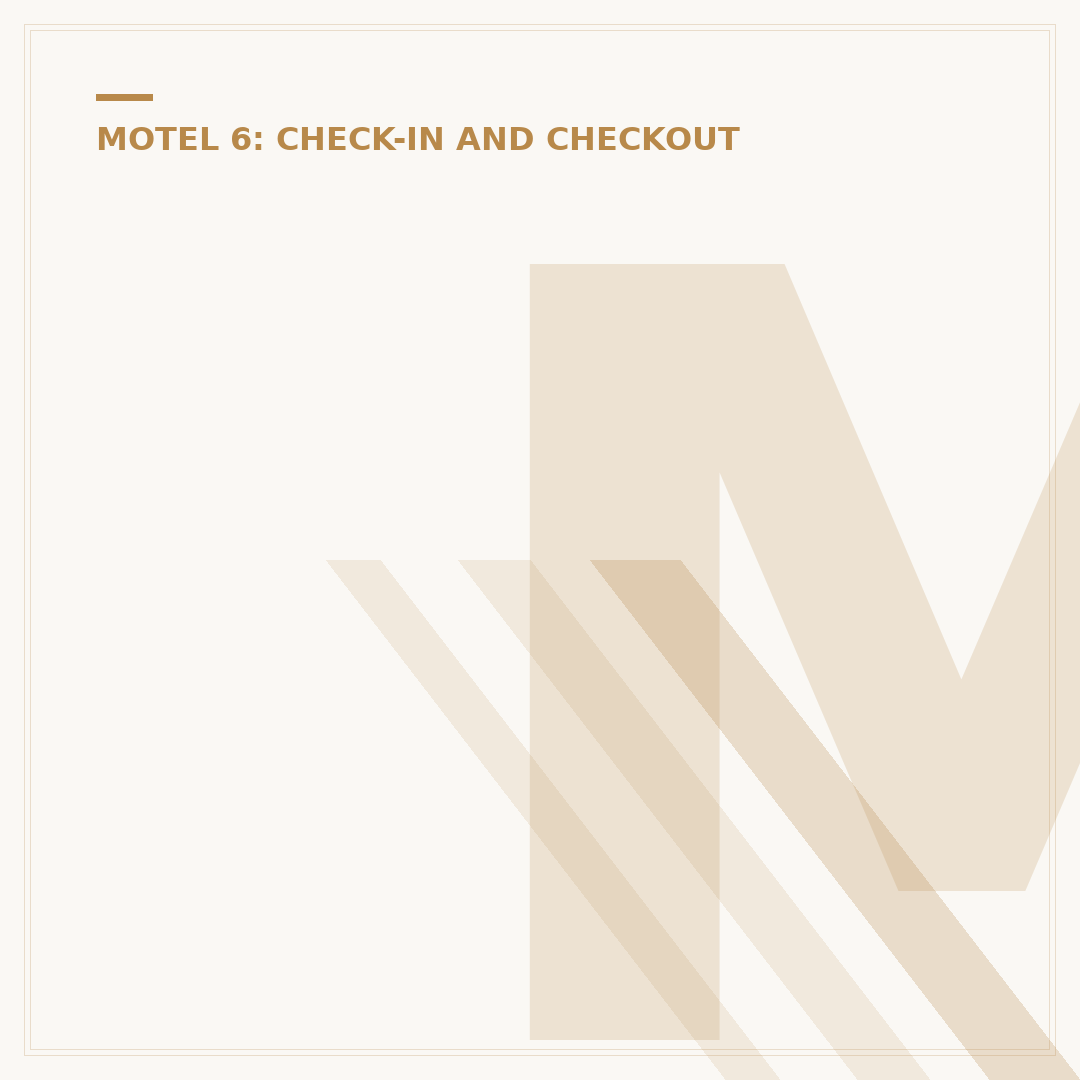 Motel 6 Check Out Time: What You Need to Know