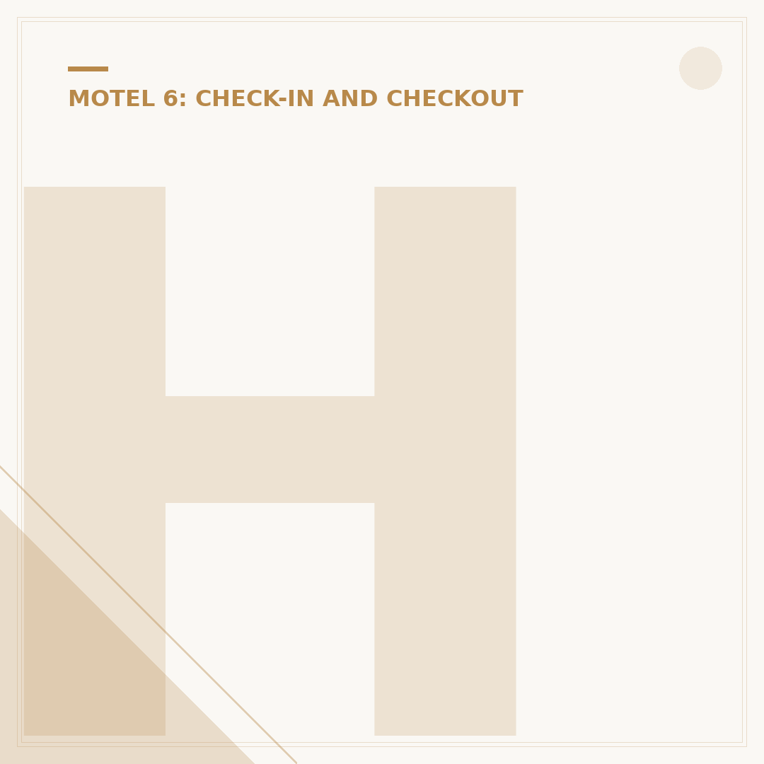 How to Check Out Motel 6