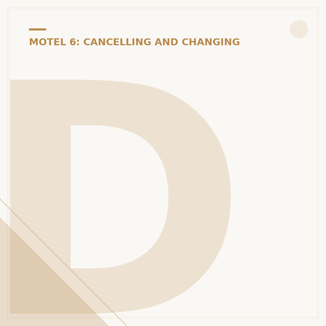 Does Motel 6 Offer Free Cancellation? Check Policy