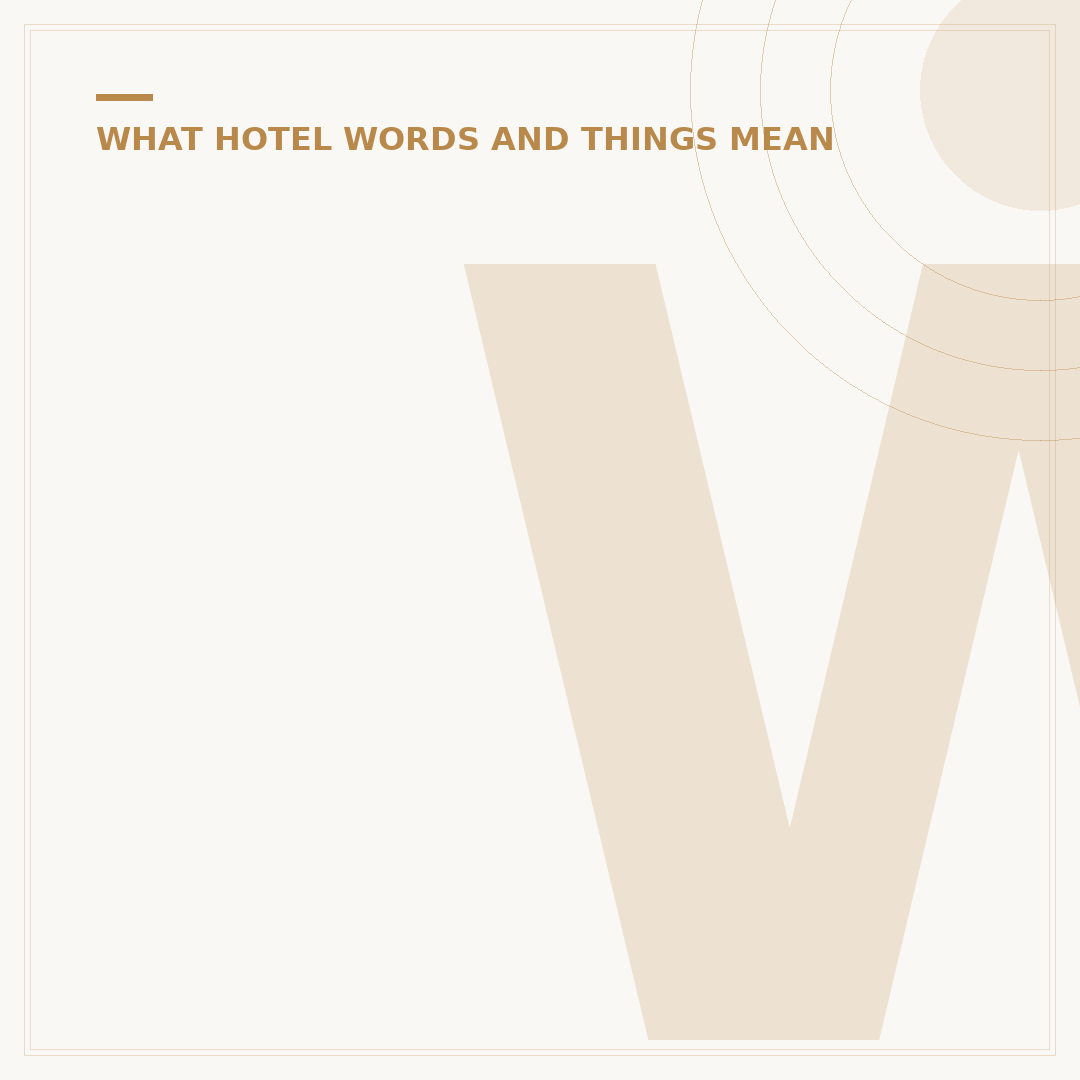 What Does Private Bathroom Mean in a Hotel?