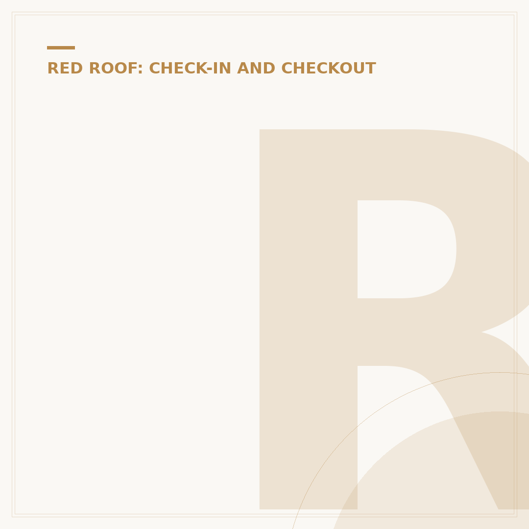 Red Roof Inn Checkout Time: What You Need to Know
