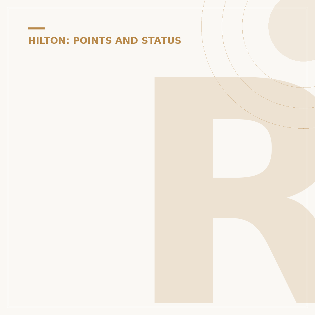 Redeem Hilton Honors Points for Hotel Stays