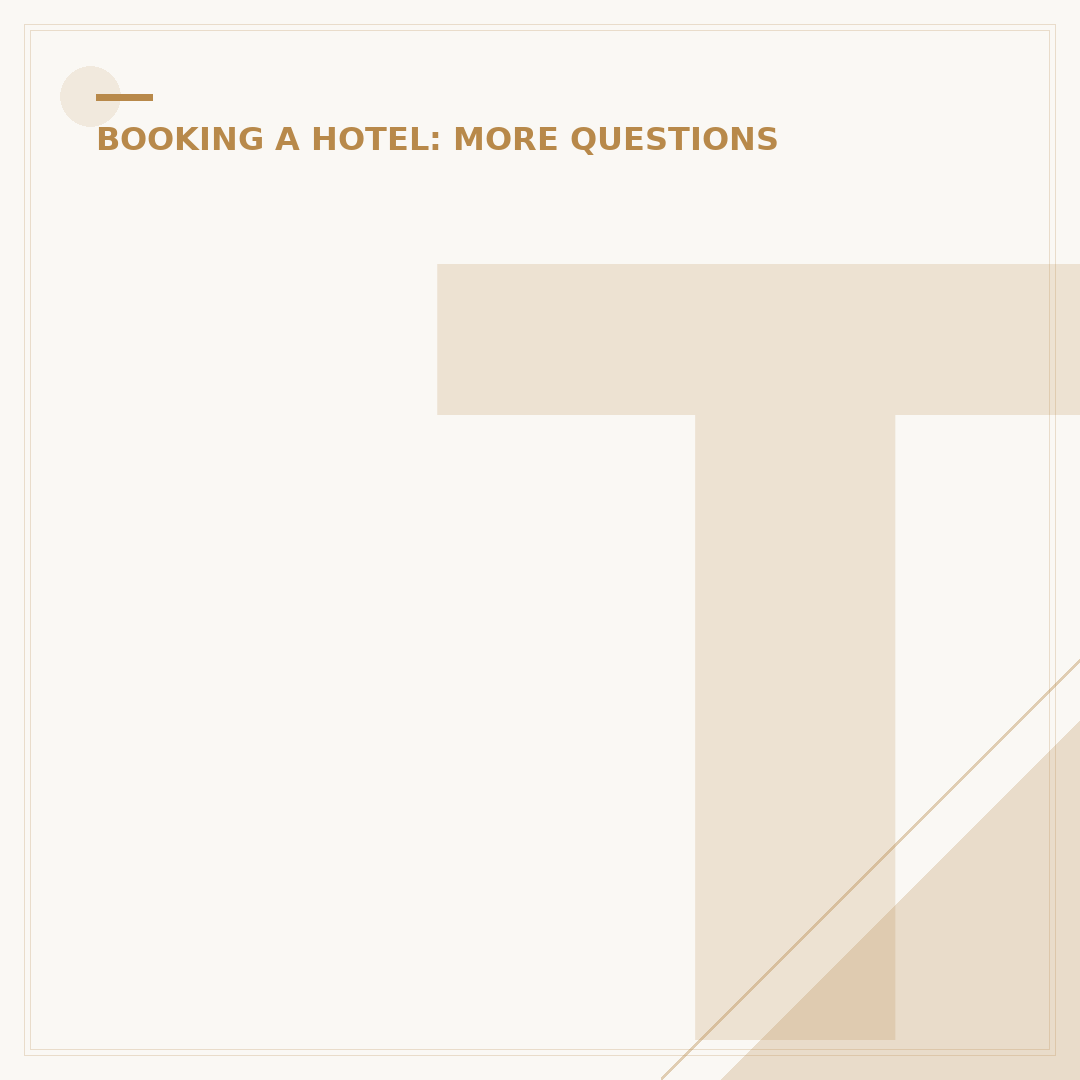 Things to Consider When Booking a Hotel