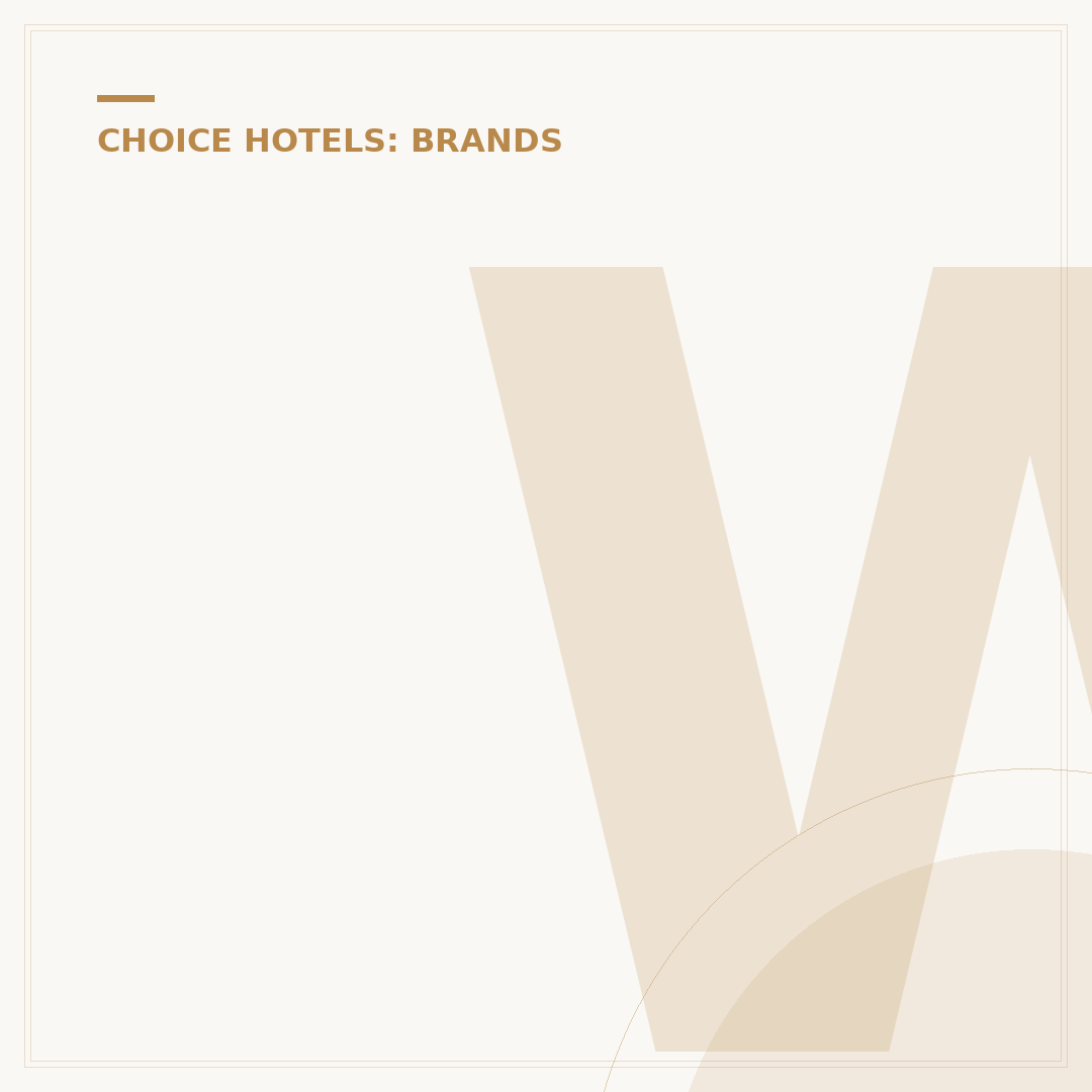 What Are Choice Hotels Brands?