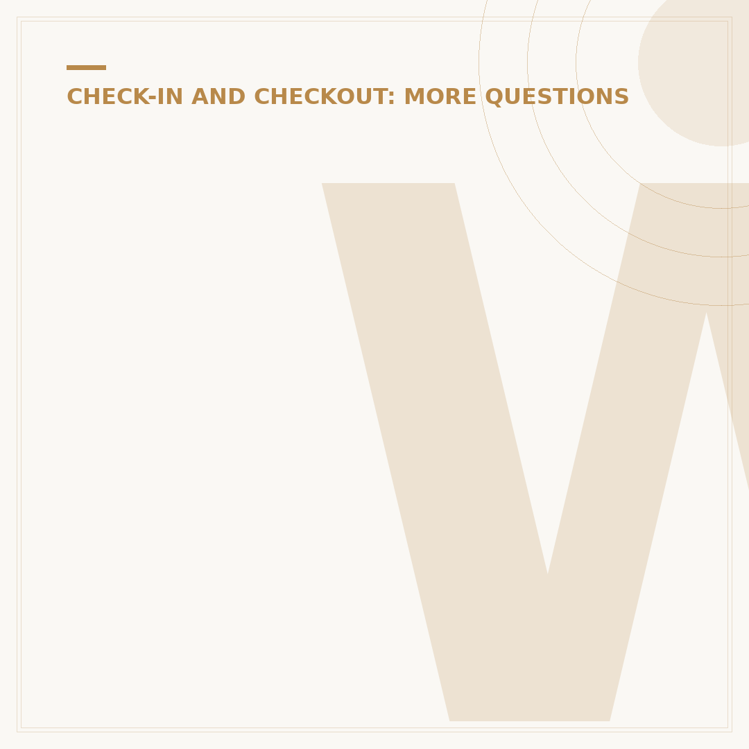 When Does Hotel Check In Start?