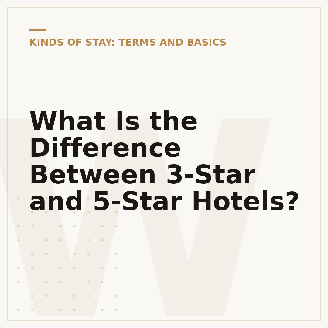 What Is the Difference Between 3-Star and 5-Star Hotels?