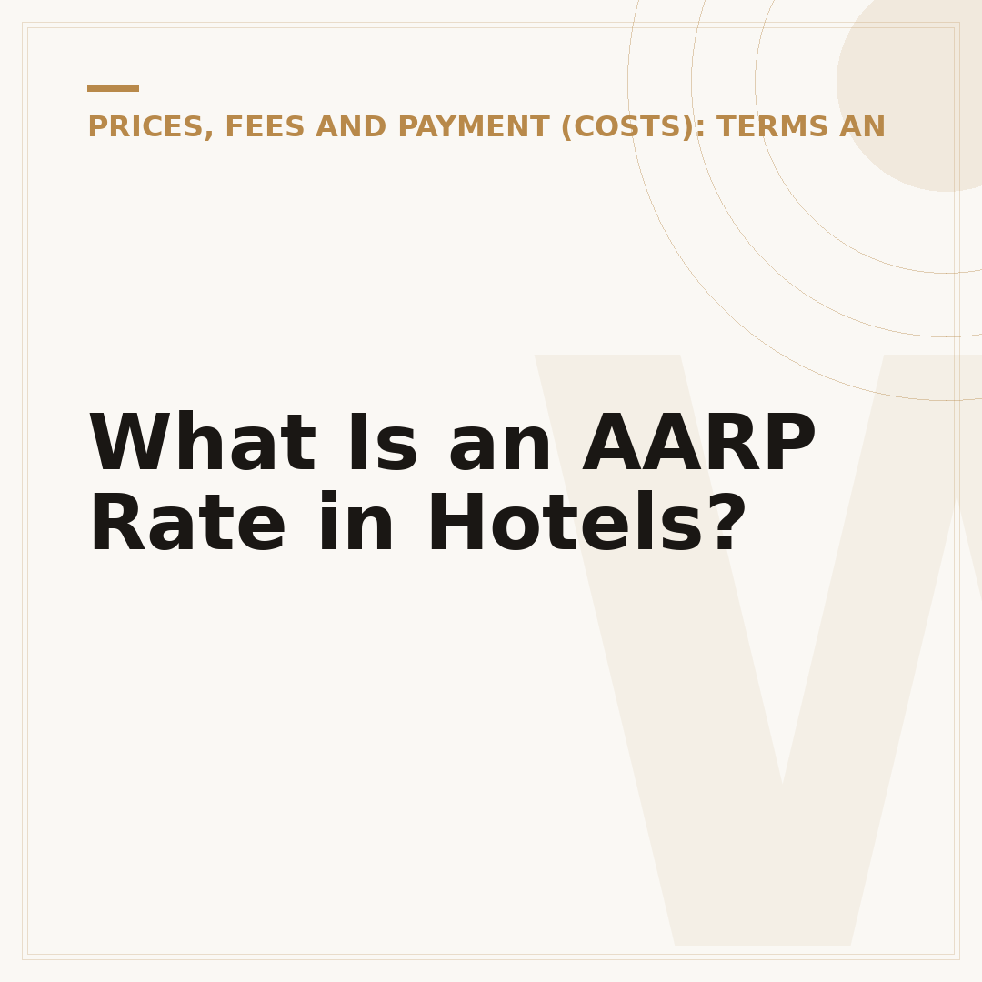 What Is an AARP Rate in Hotels?