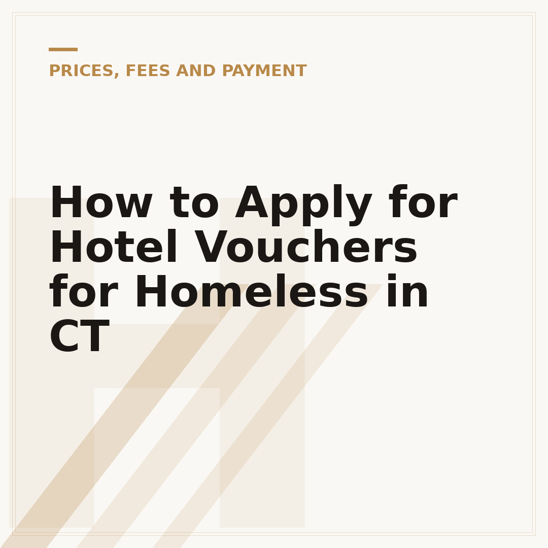 How to Apply for Hotel Vouchers for Homeless in CT