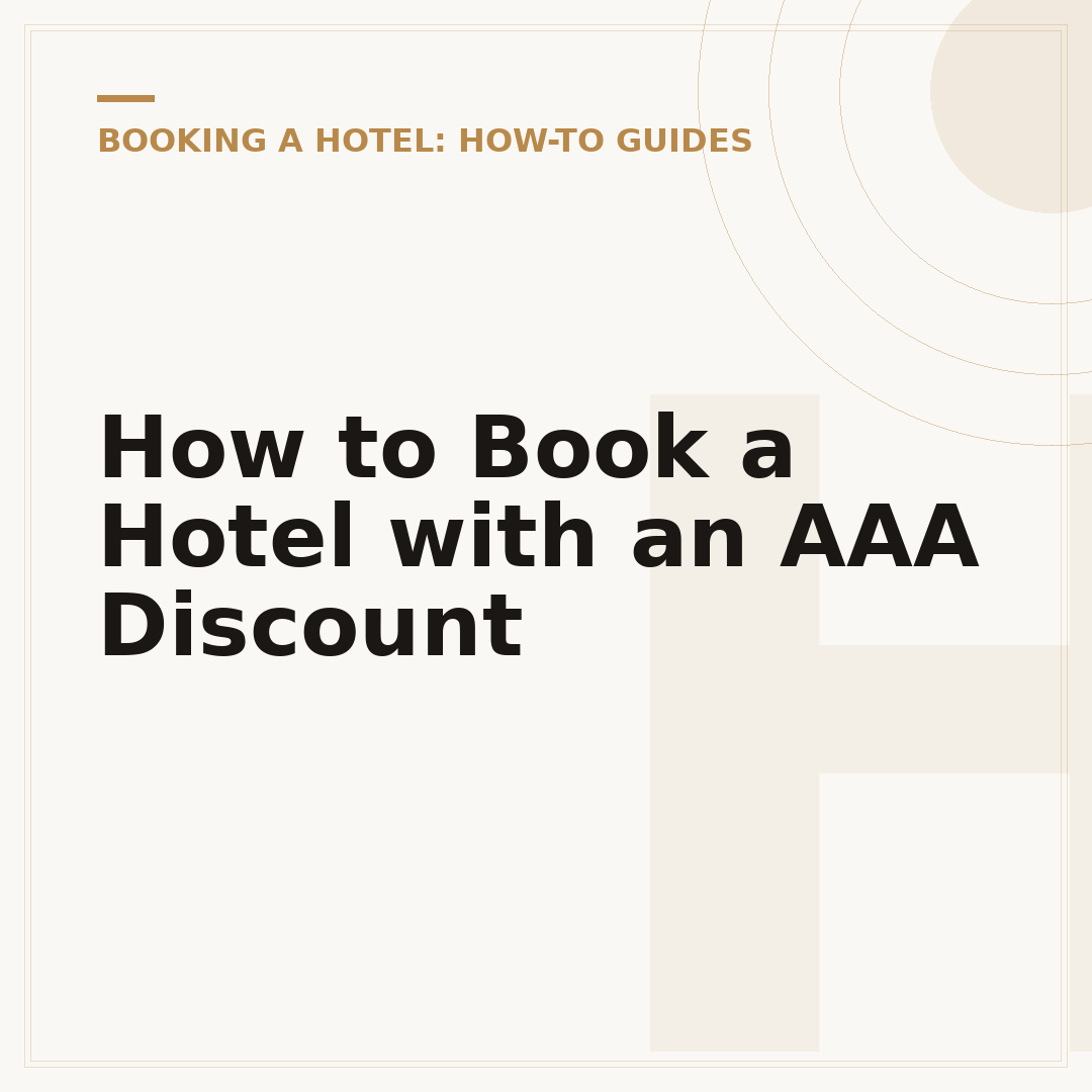 How to Book a Hotel with an AAA Discount
