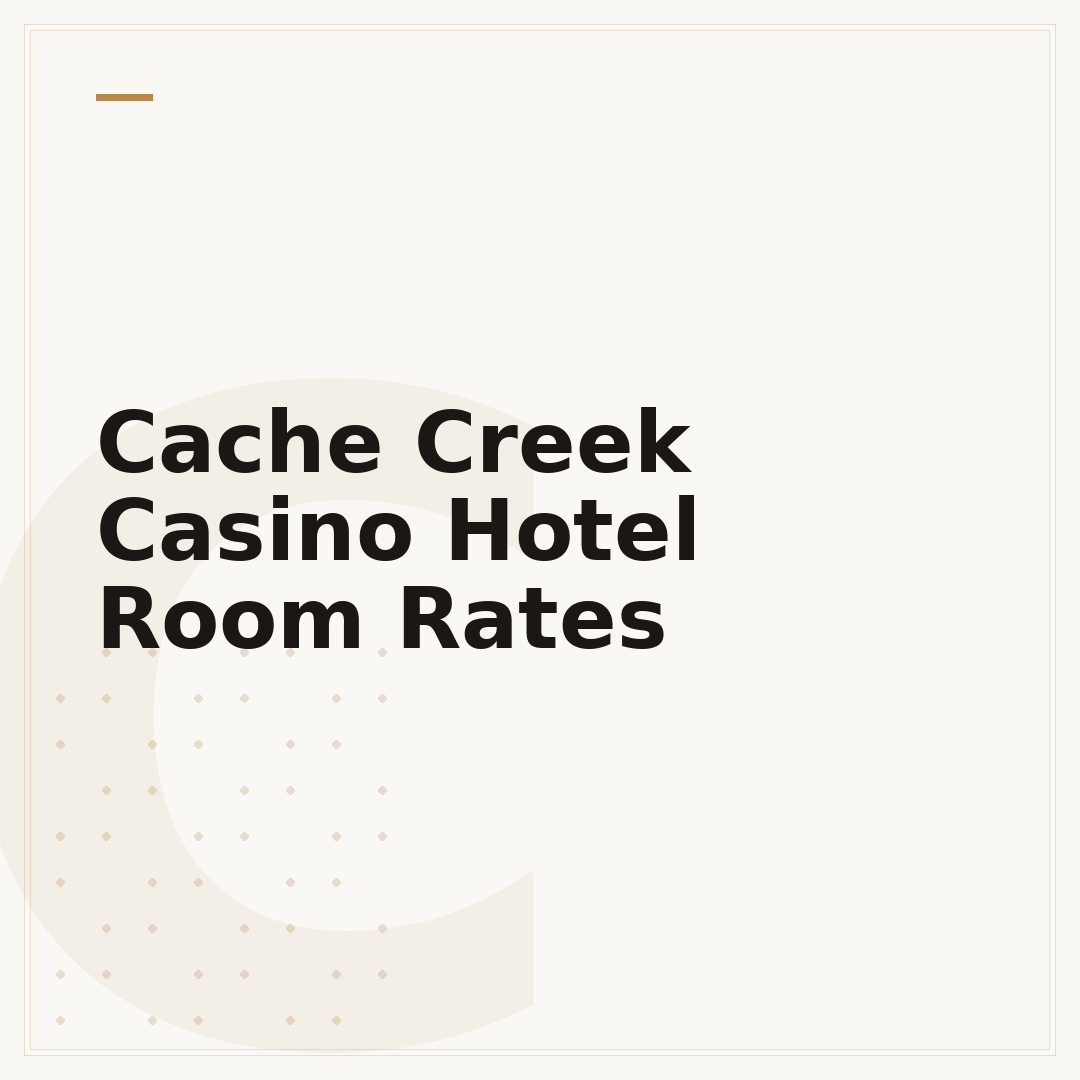 Cache Creek Casino Hotel Room Rates