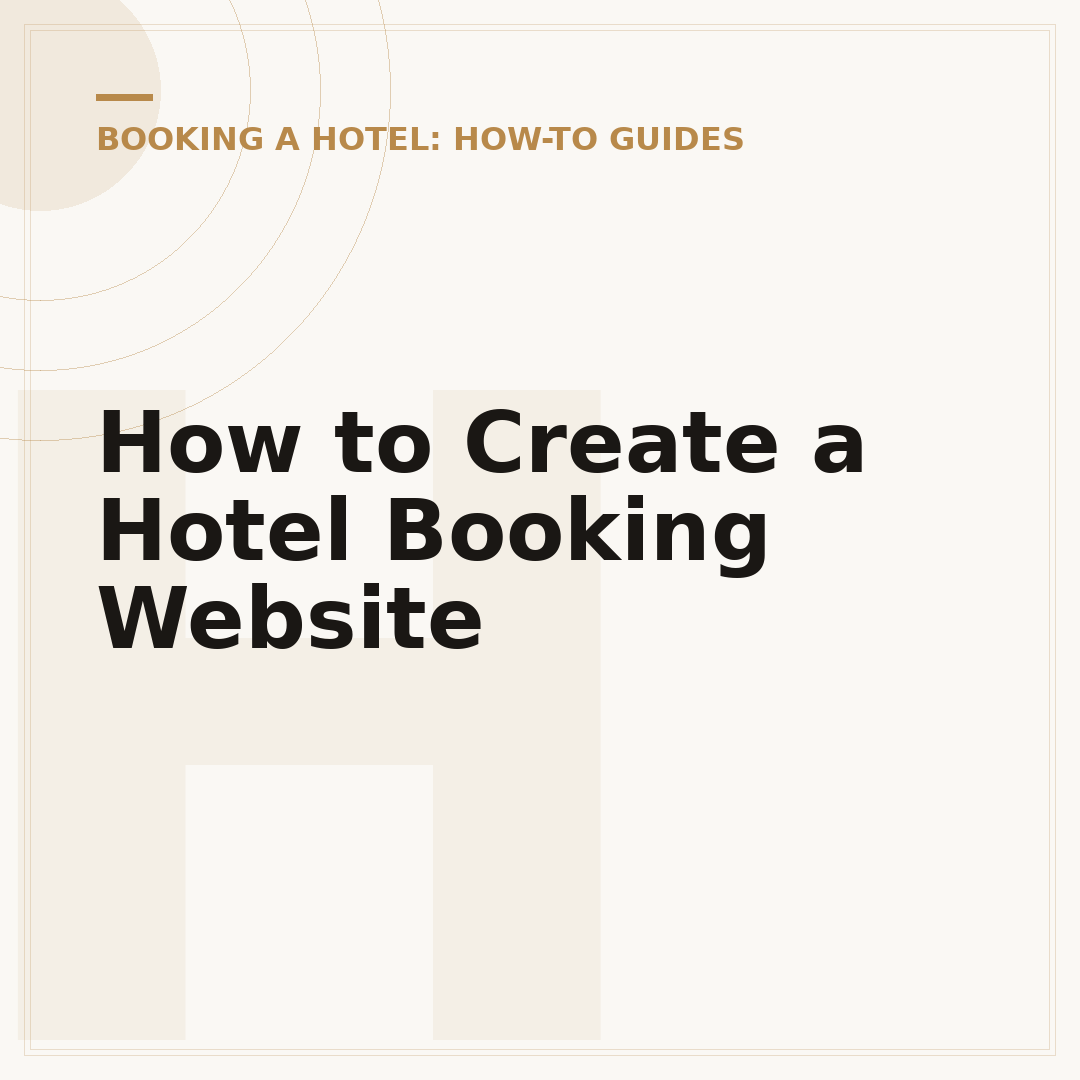 How to Create a Hotel Booking Website