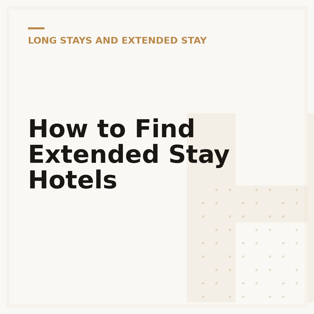 How to Find Extended Stay Hotels