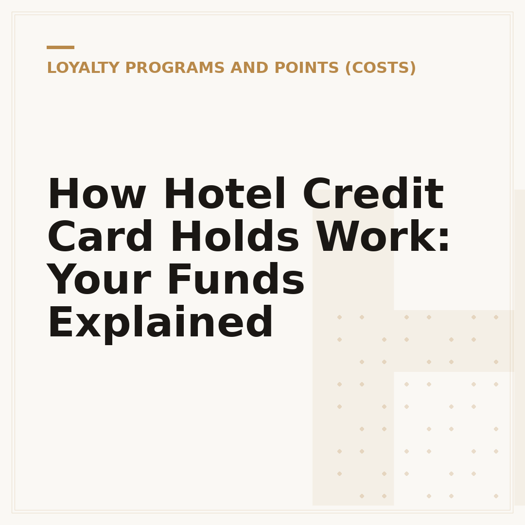 How Hotel Credit Card Holds Work: Your Funds Explained