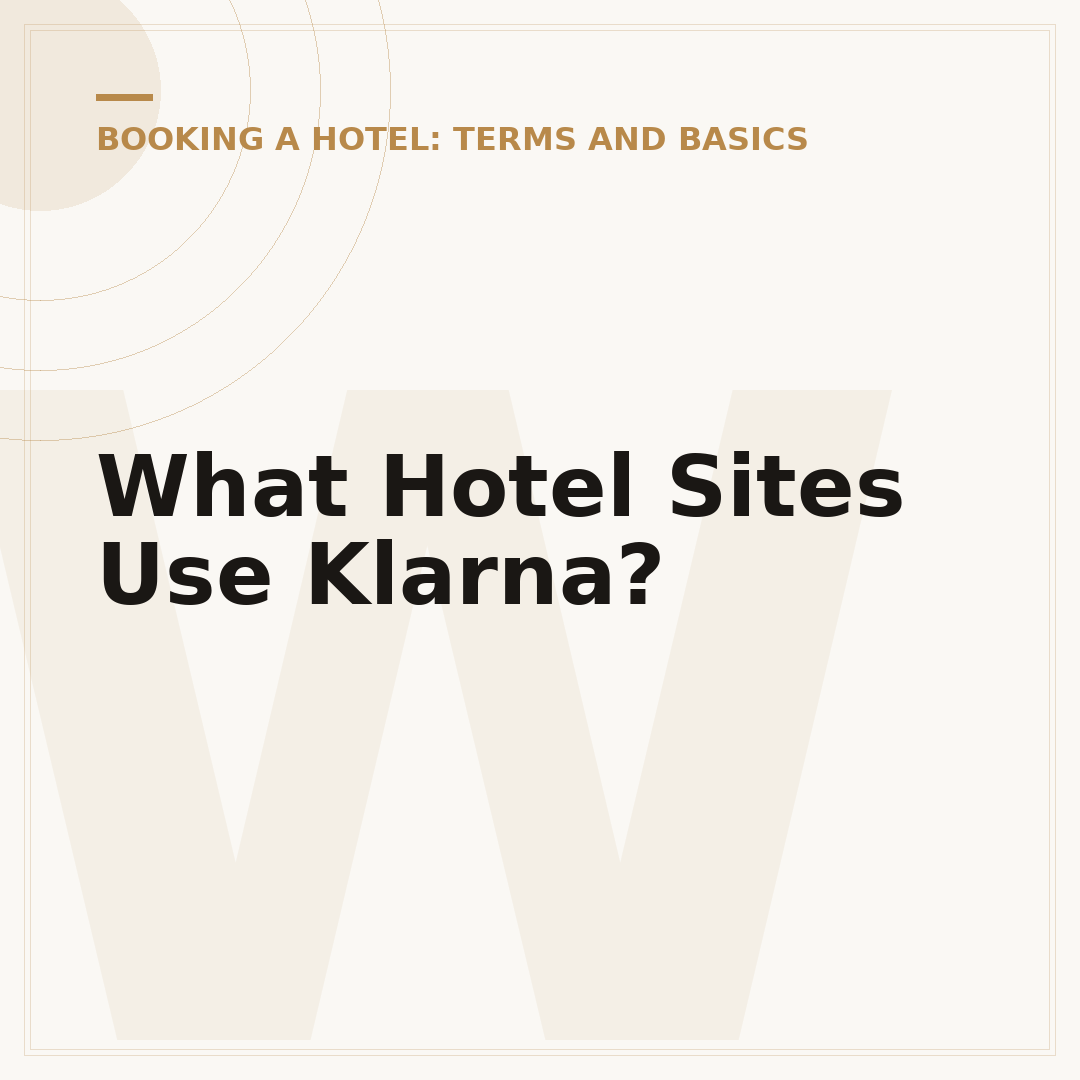 What Hotel Sites Use Klarna?