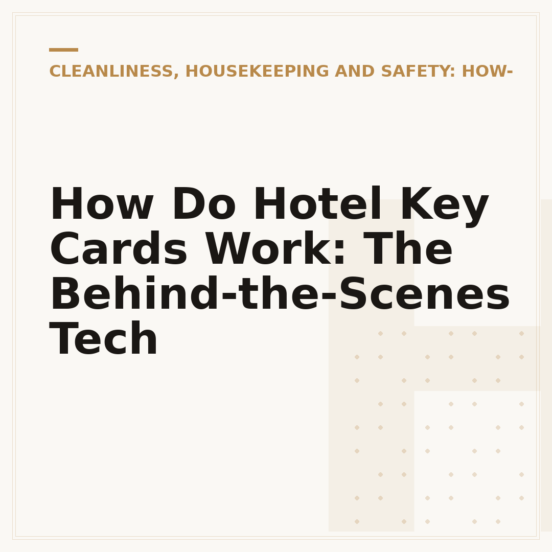 How Do Hotel Key Cards Work: The Behind-the-Scenes Tech