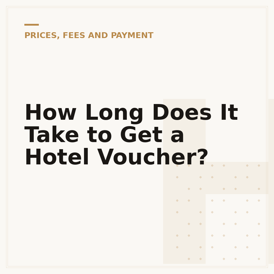 How Long Does It Take to Get a Hotel Voucher?