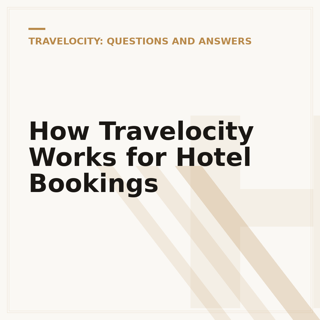 How Travelocity Works for Hotel Bookings