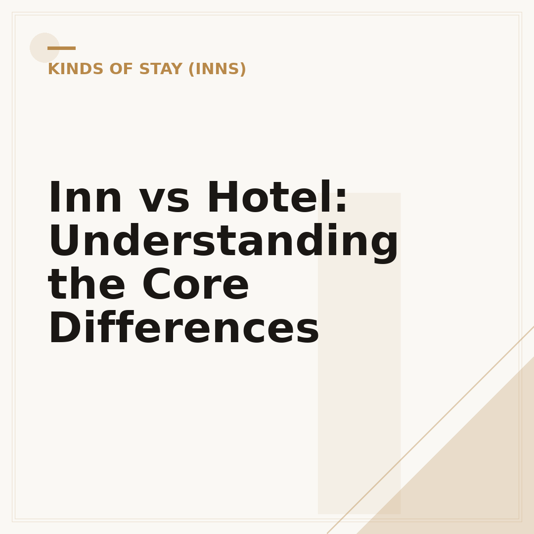 Inn vs Hotel: Understanding the Core Differences