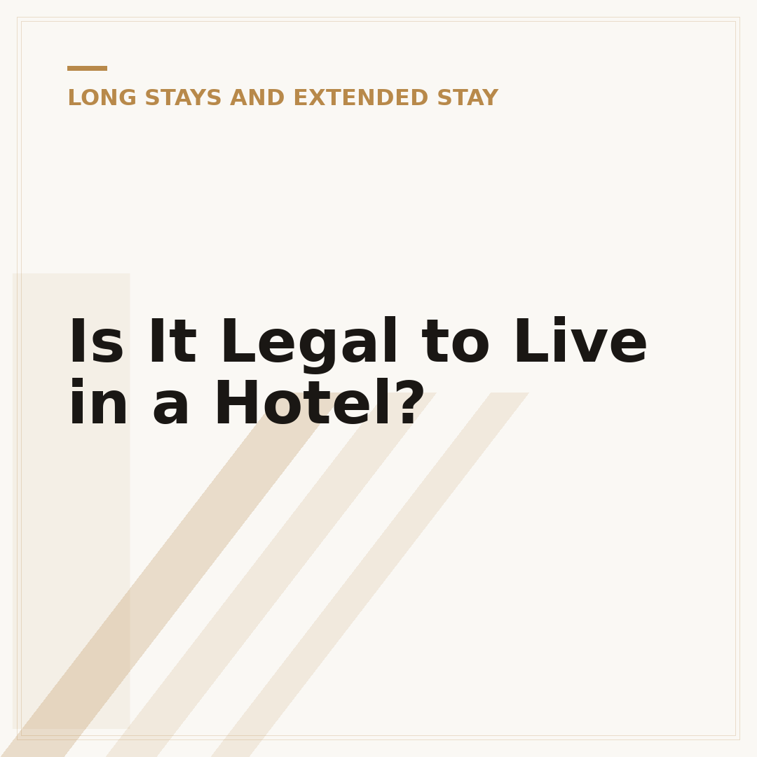 Is It Legal to Live in a Hotel?