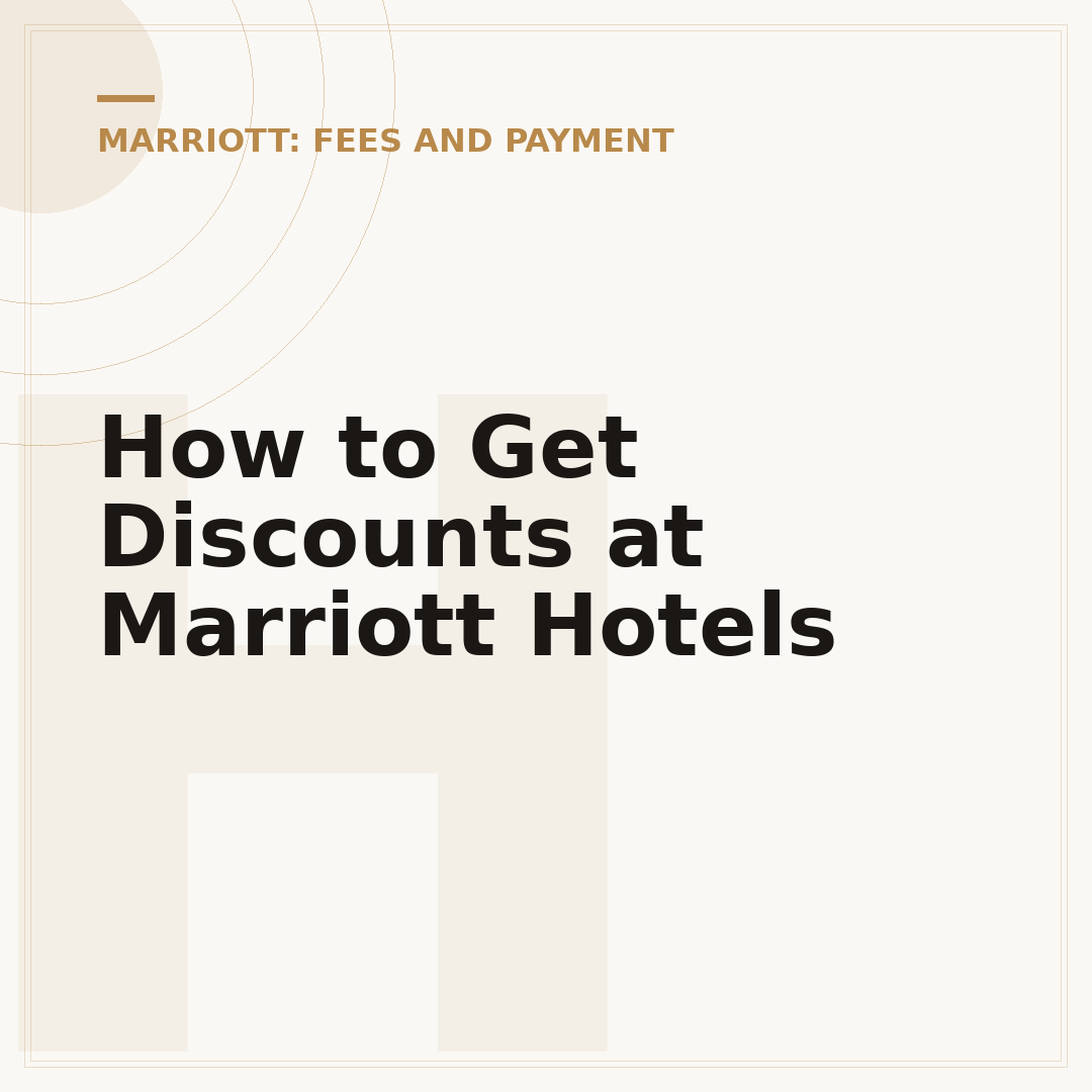 How to Get Discounts at Marriott Hotels