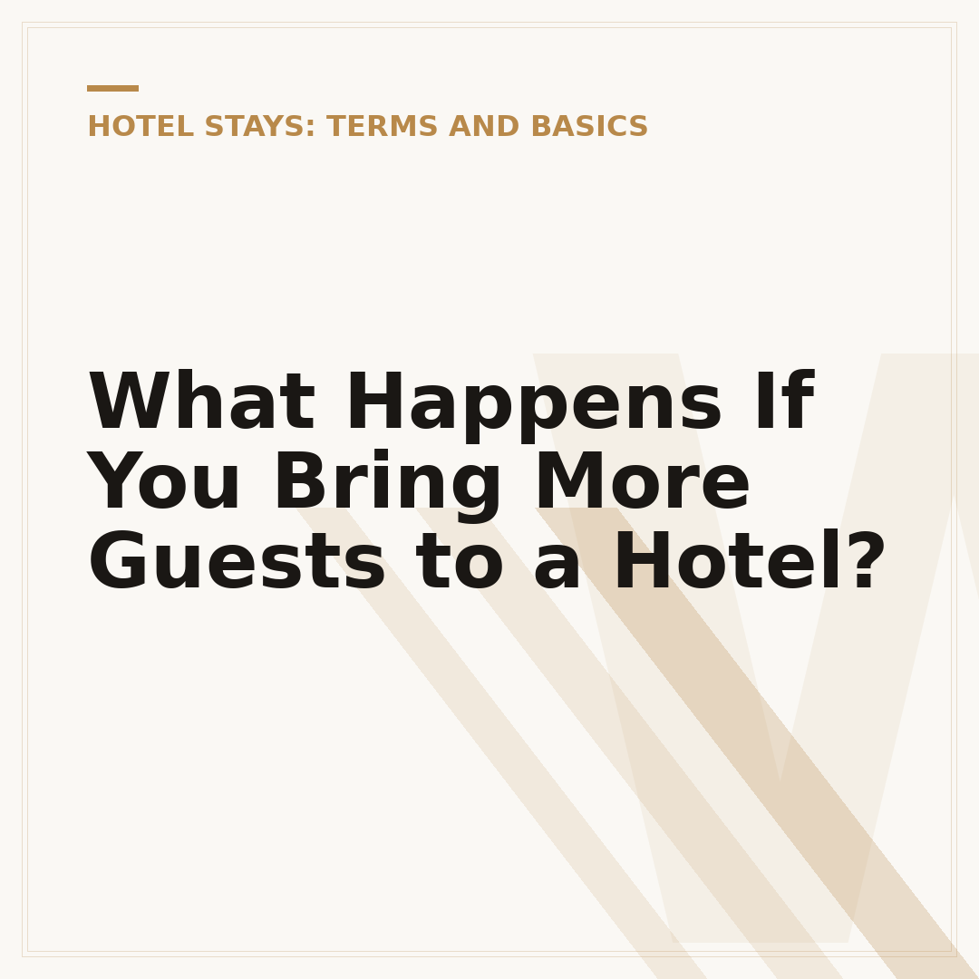 What Happens If You Bring More Guests to a Hotel?