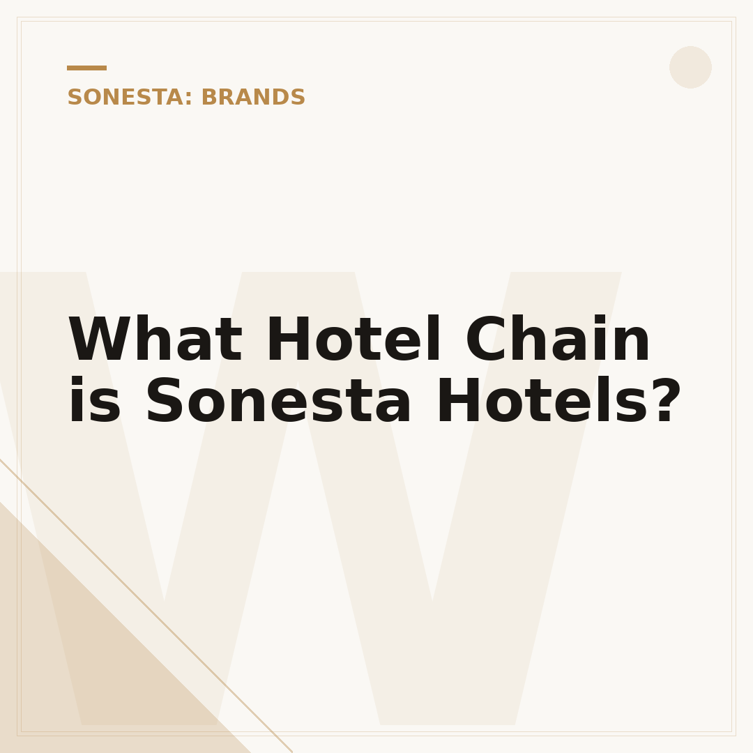 What Hotel Chain is Sonesta Hotels?